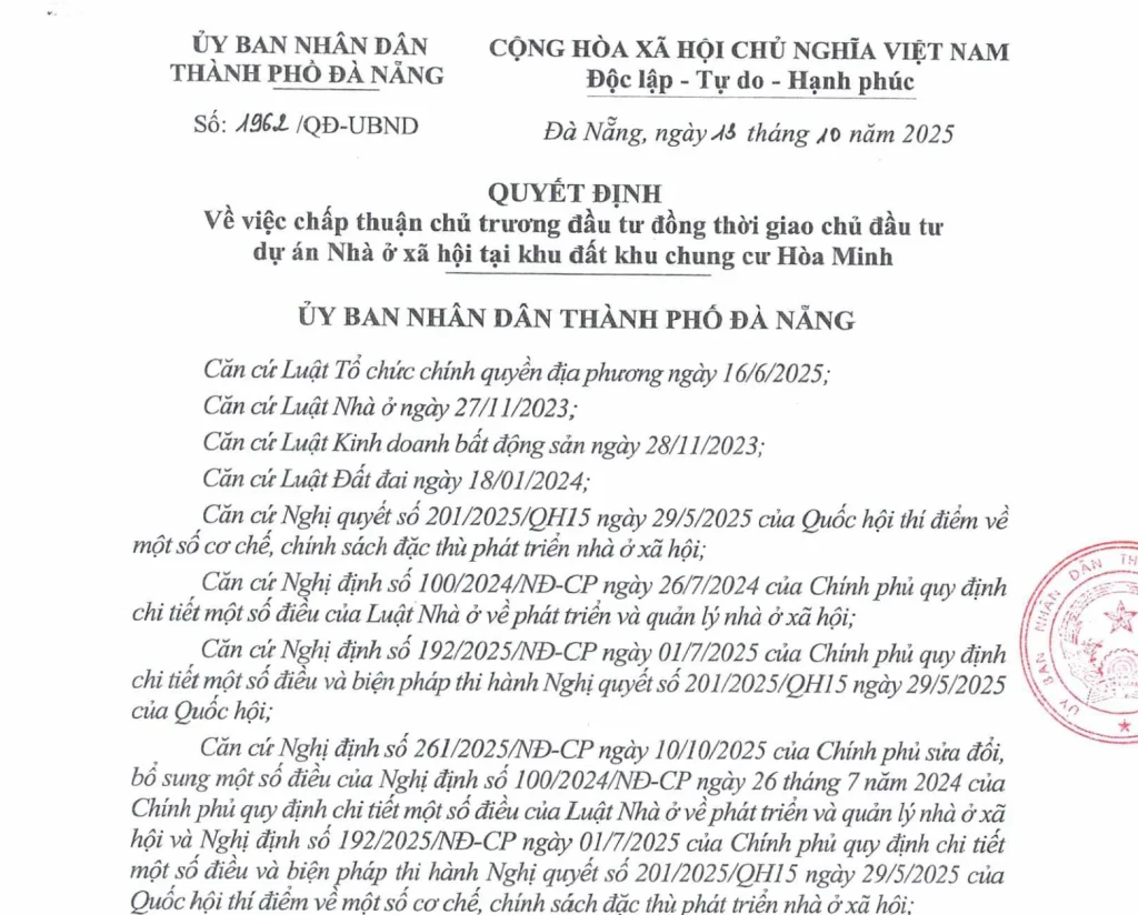 ACD GÓP MẶT TRONG LIÊN DANH PHÁT TRIỂN NOXH TẠI ĐÀ NẴNG